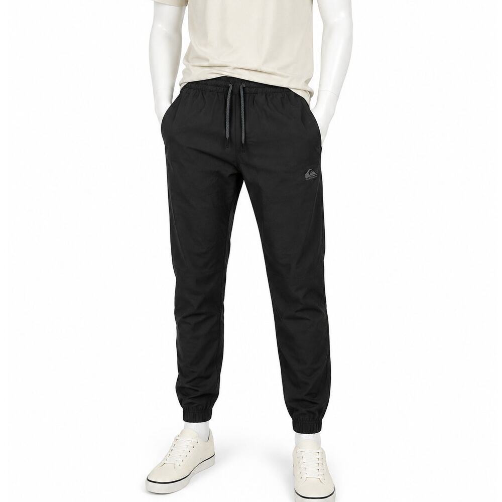 Quiksilver DryFlight Jogger Pants Mens M Black Onyx NWT Athletic Surf Skate